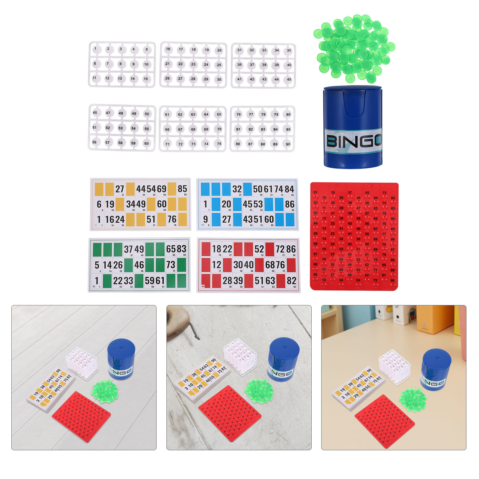 Party Games Bingo - 1Set Color Matching Bingo Game for