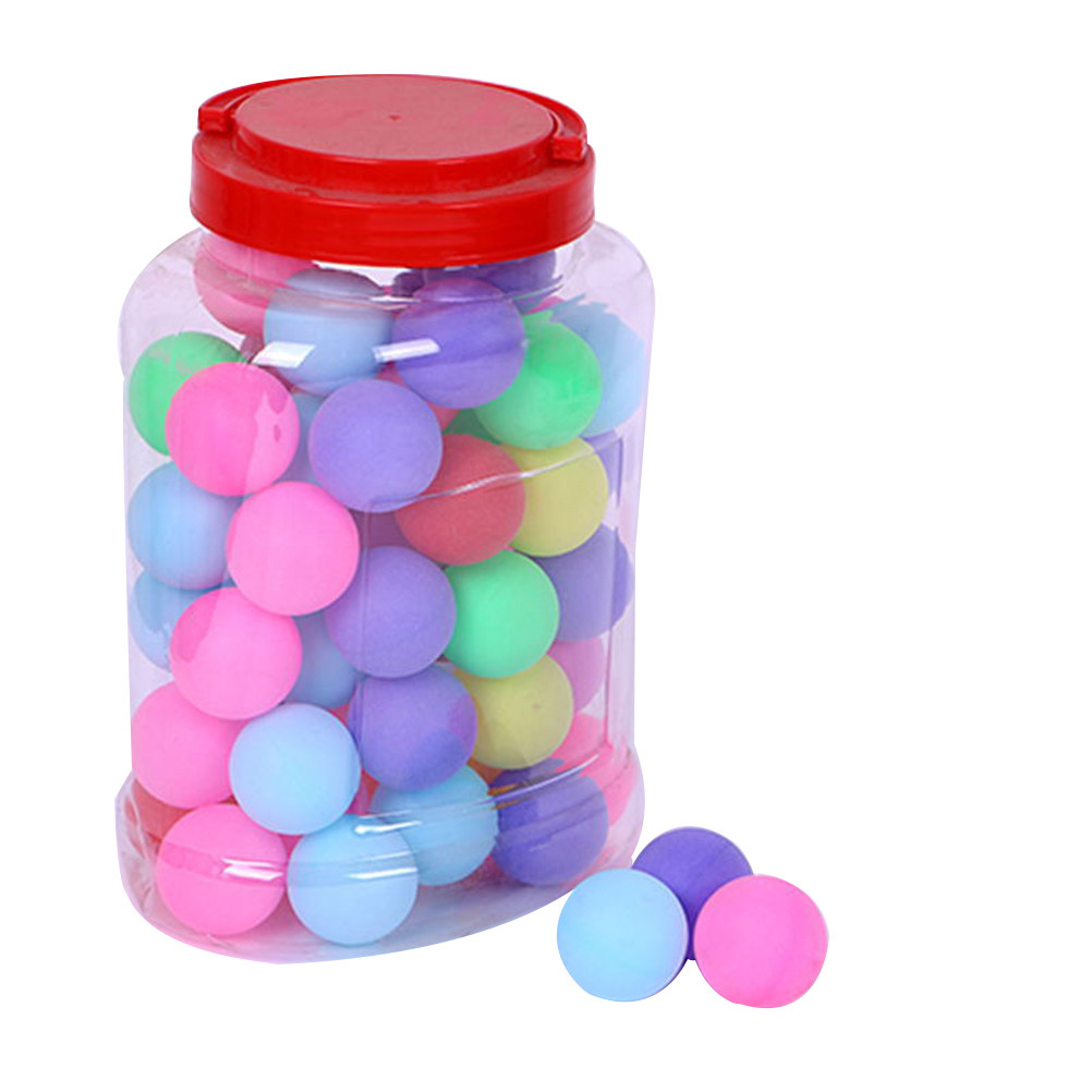 Party Games Jenga - 60Pcs 40Mm Colorful Pong Balls Official