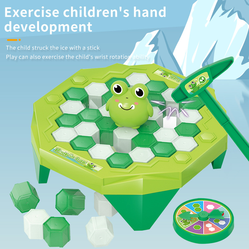 Party Games Jogos - Mini Ice Breaking Penguin Frog Trap