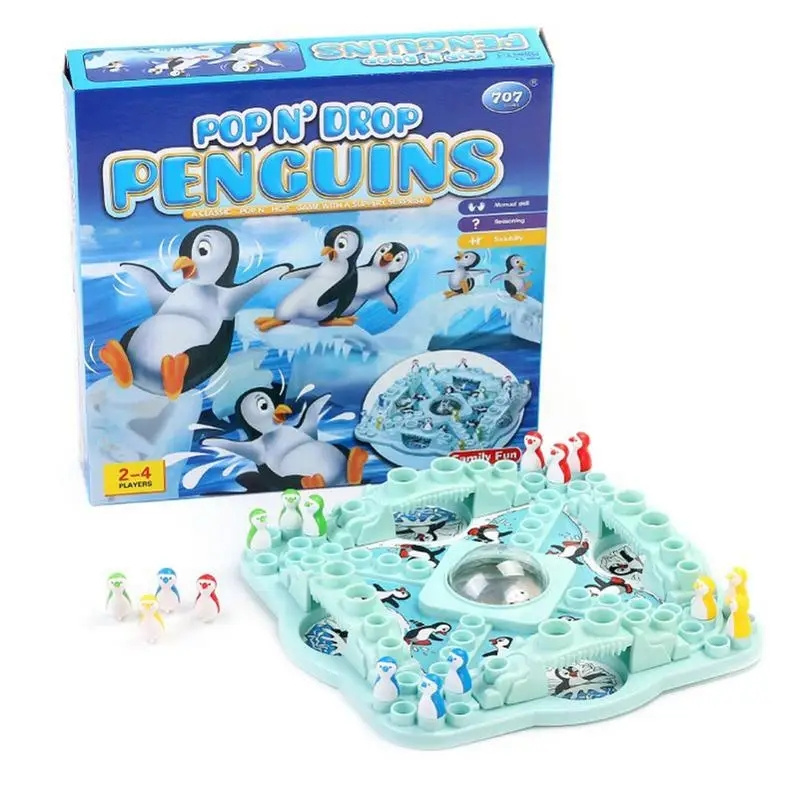 Party Games App - Multiplayer Penguin Flying Chess Party Board