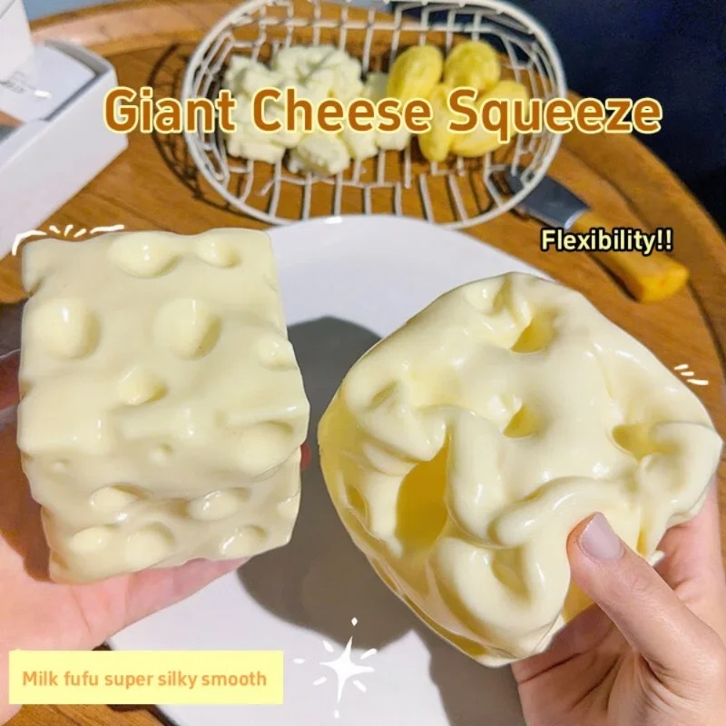 Taba Squishy Cheese Cube Stres - Party Games Children 评论和价格