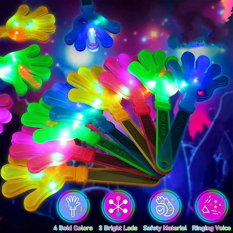12pcs Hand Clappers Light up L - Party Games Graduation 评论和价格