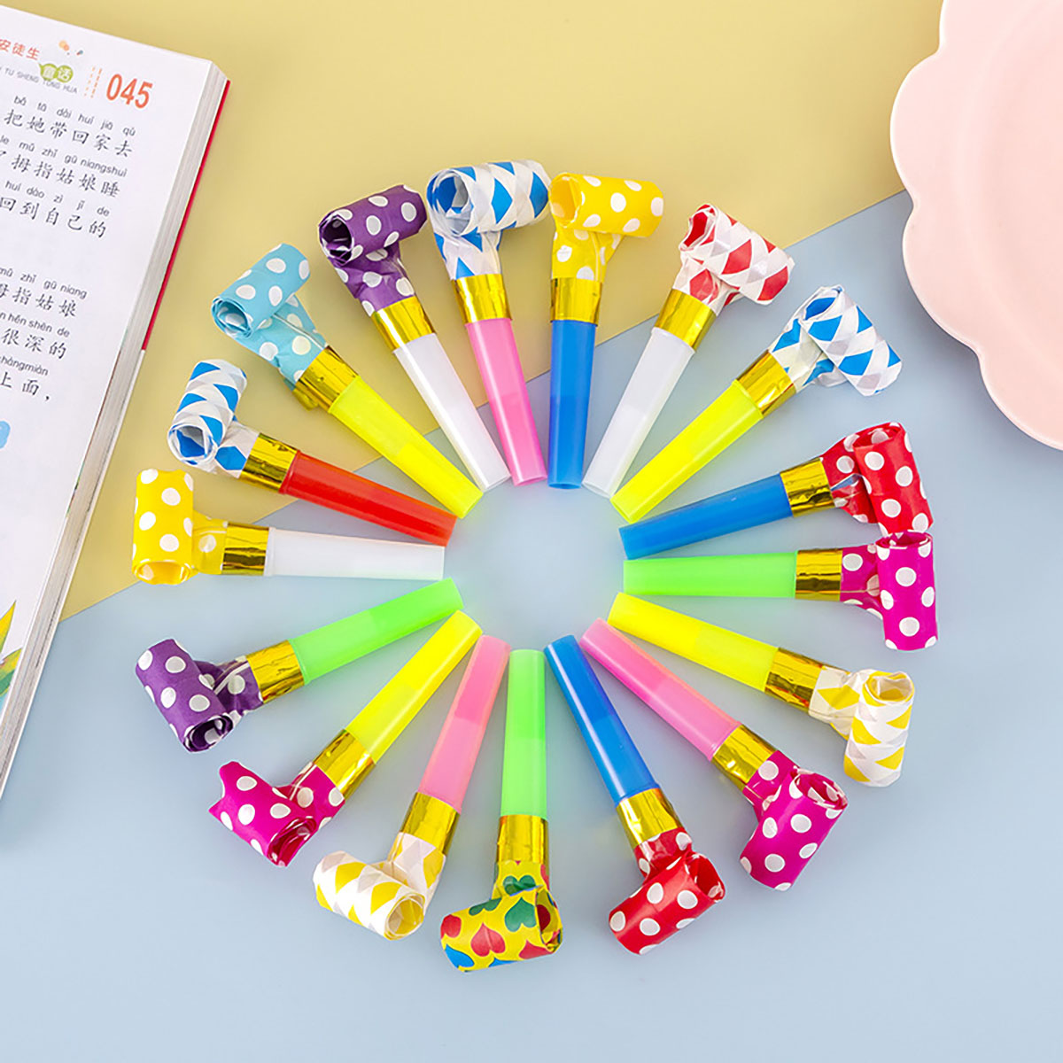 30PCS Colorful Whistles Toy Fu - Party Games Graduation 评论和价格