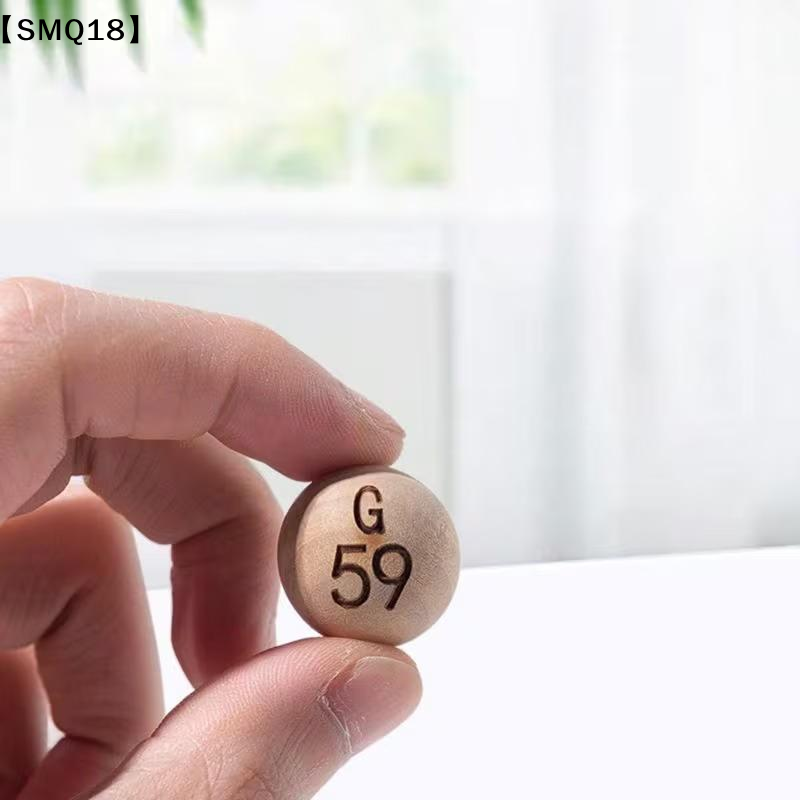 75Pcs Natural Bingo Balls With - Party Games Bingo 评论和价格