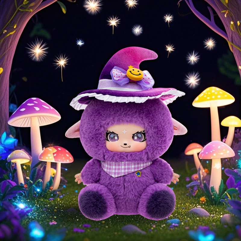Cute Halloween Witch Doll Viny - Party Games Children 评论和价格