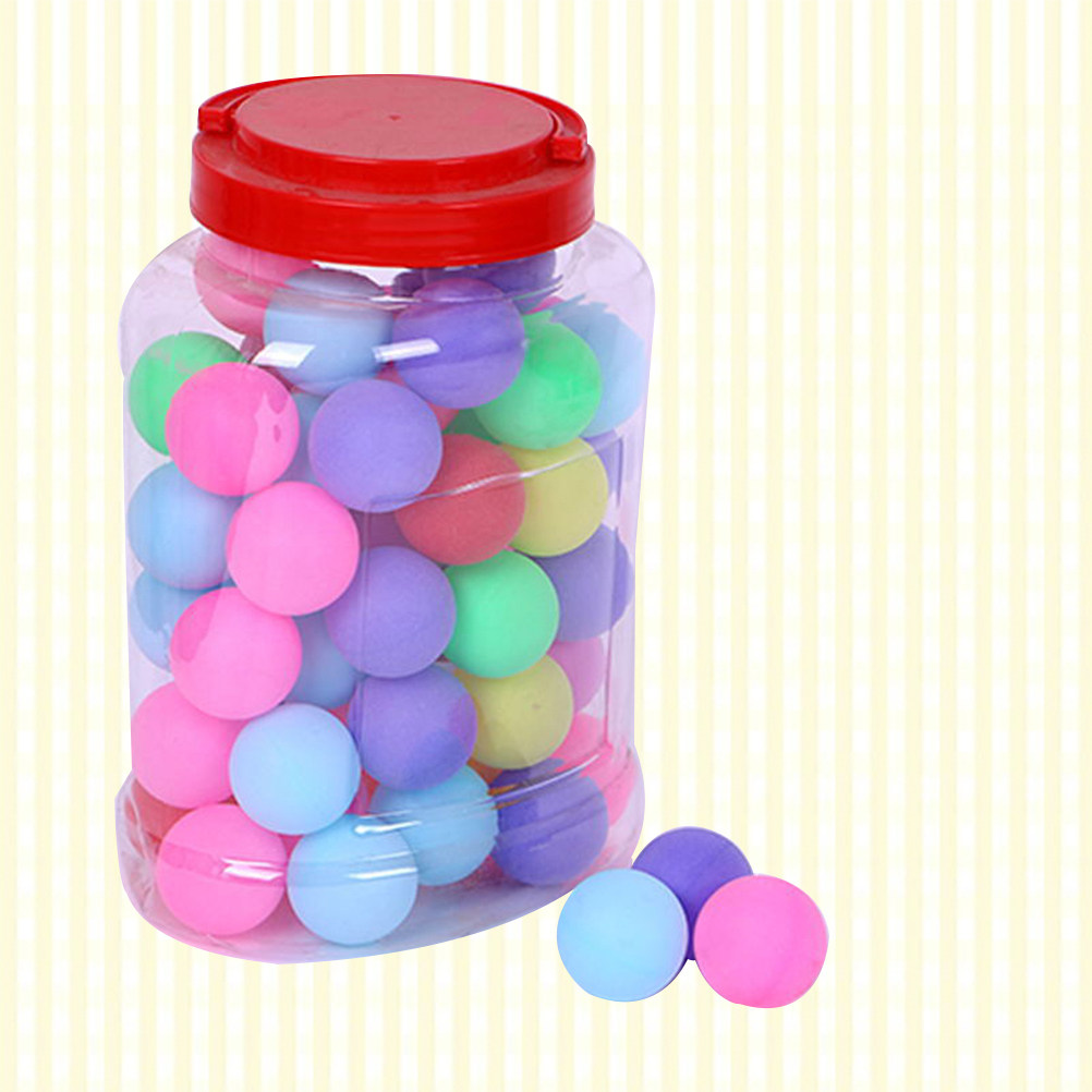 60Pcs 40Mm Colorful Pong Balls - Party Games Jenga 评论和价格