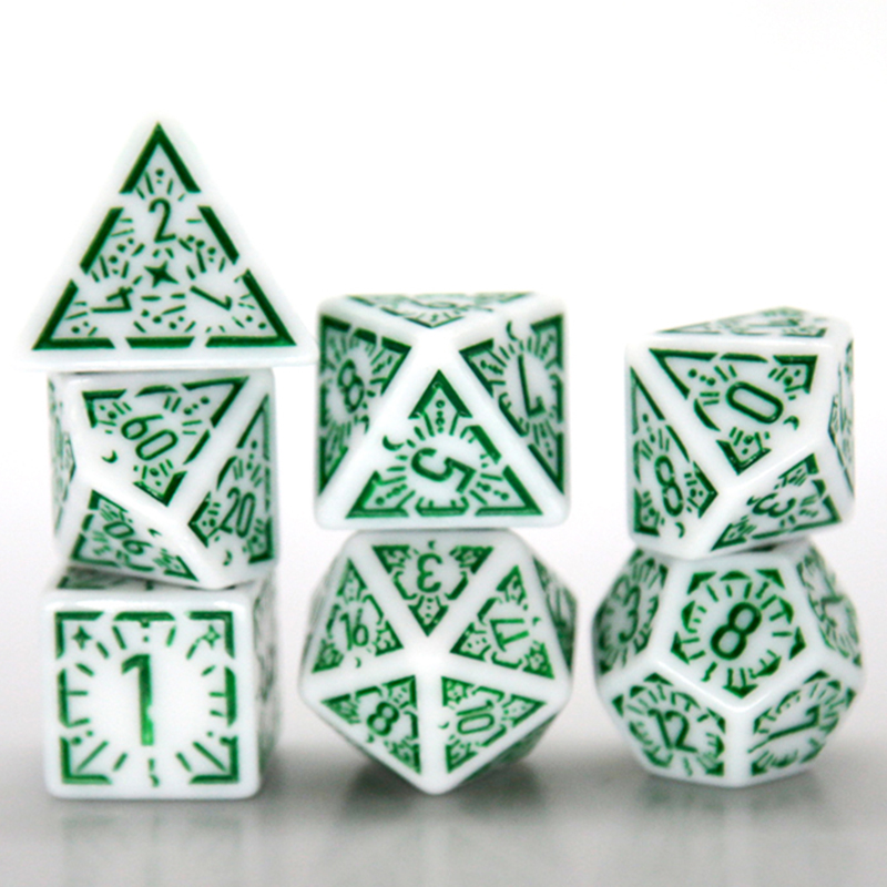 7PCS/set Multi-sided Dice New  - Party Games App 评论和价格