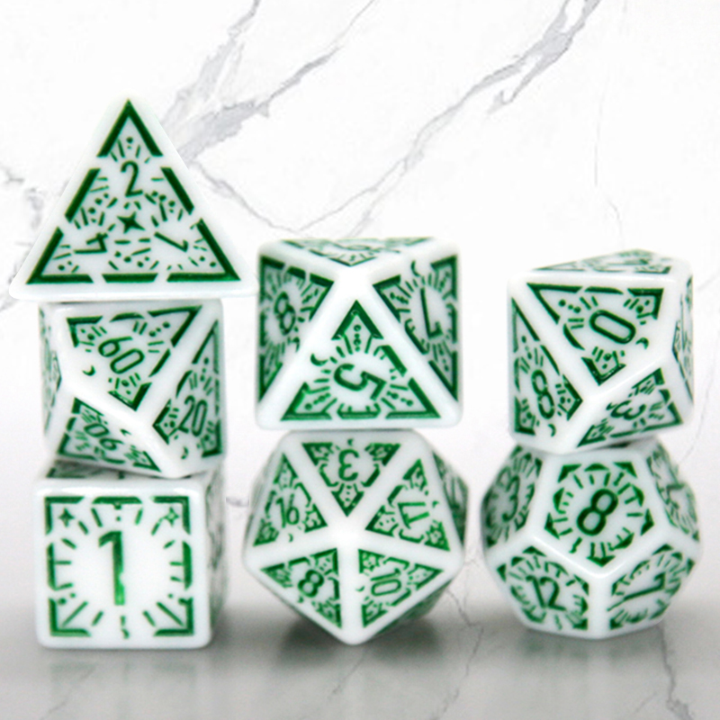 7PCS/set Multi-sided Dice New  - Party Games App 评论和价格