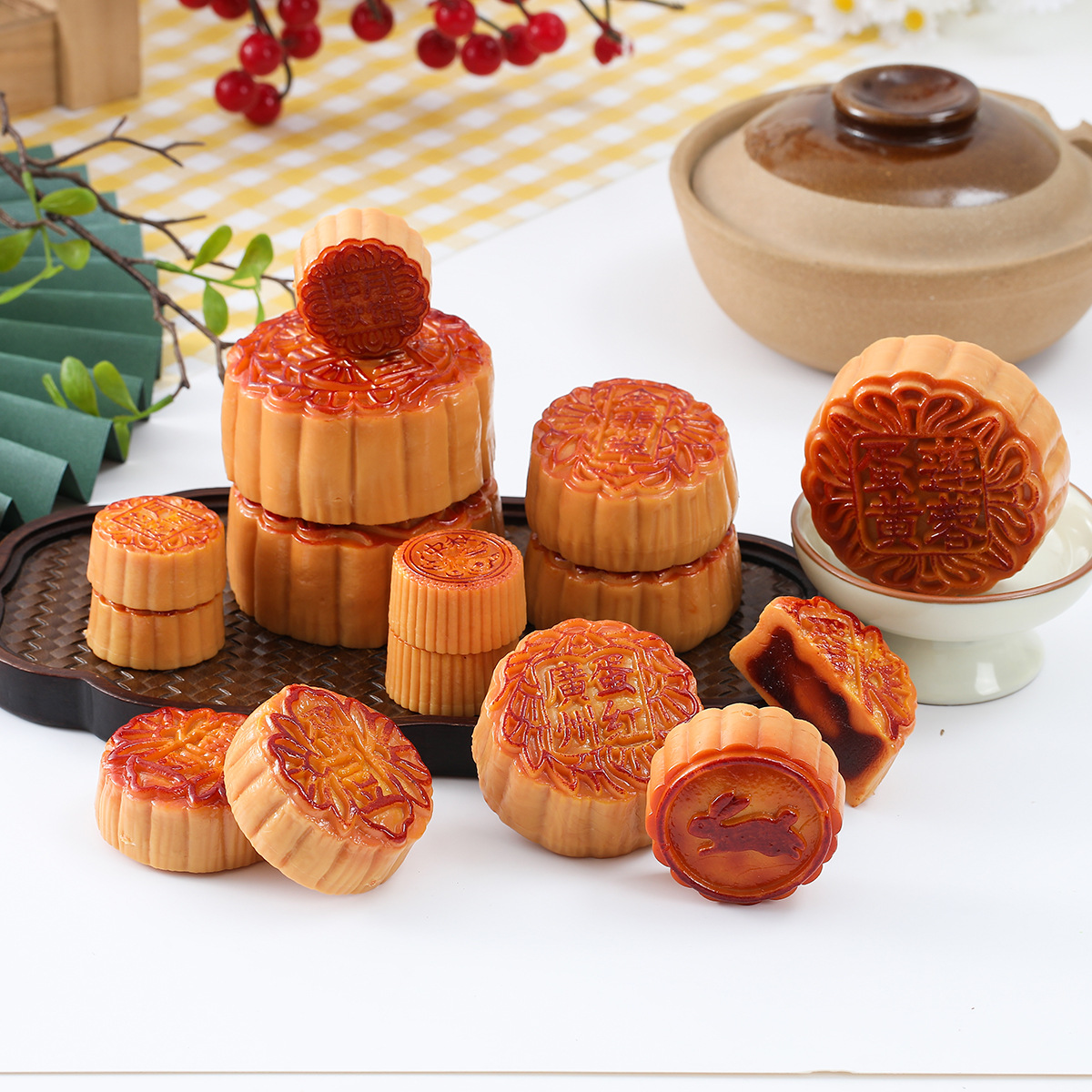 Simulation Moon Cake Model Fak - Party Games Graduation 评论和价格