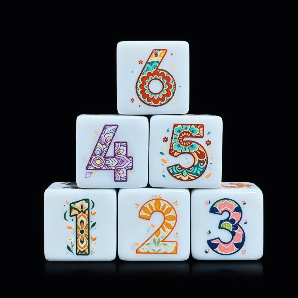 12Pcs Printed Mandala Floral D - Party Games App 评论和价格