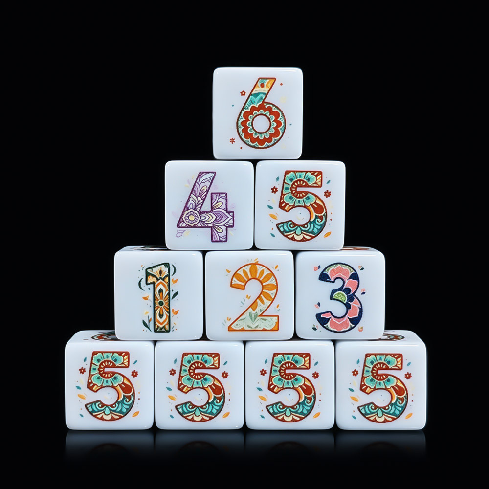 12Pcs Printed Mandala Floral D - Party Games App 评论和价格