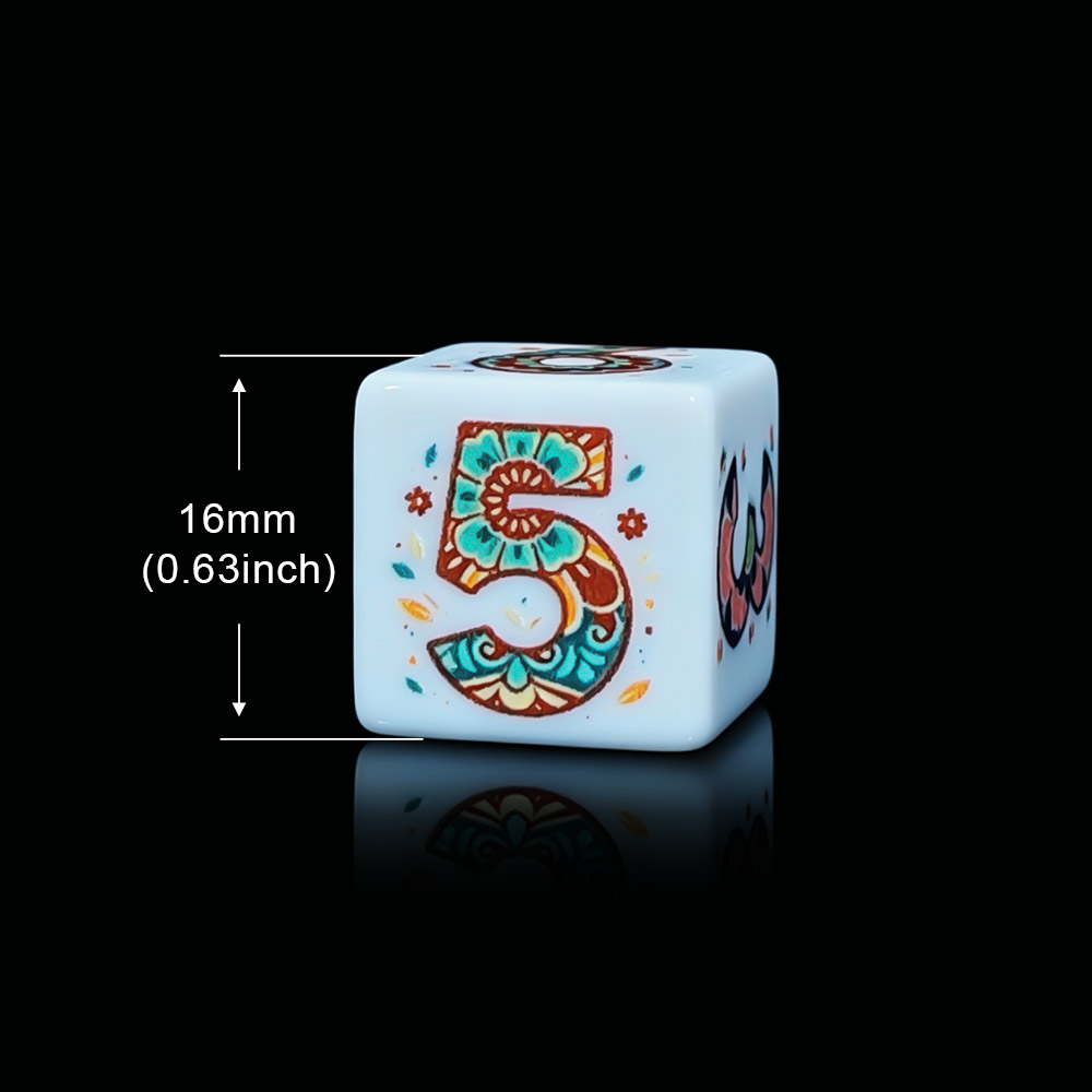 12Pcs Printed Mandala Floral D - Party Games App 评论和价格