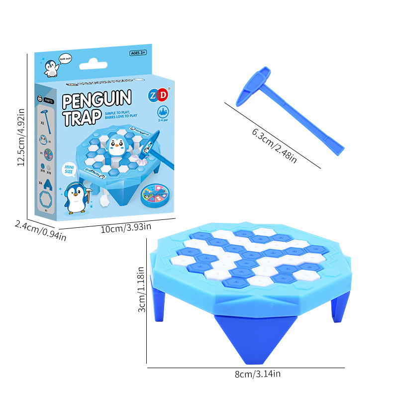 Mini Ice Breaking Penguin Frog - Party Games Jogos 评论和价格