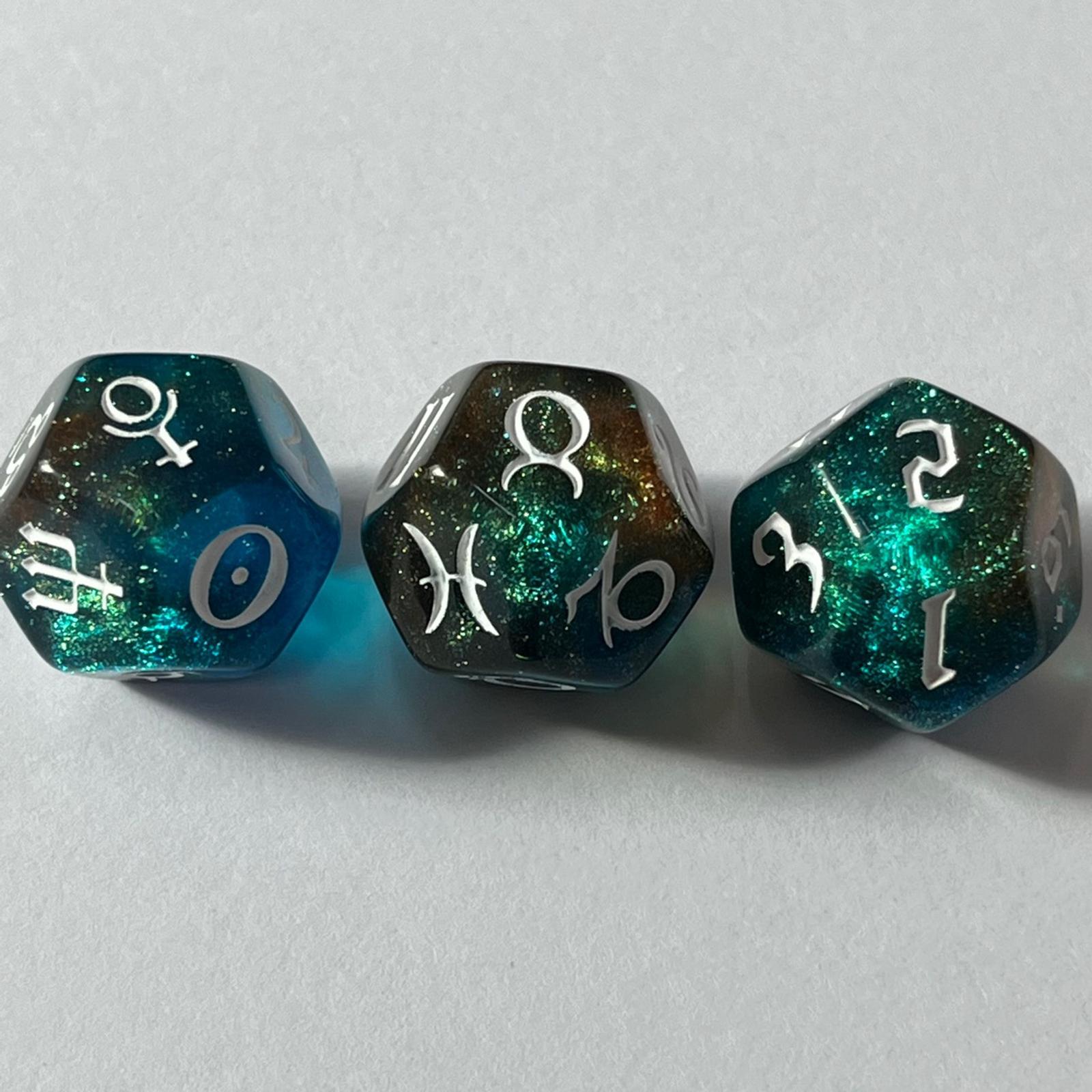 Dodecahedron Astrology Dice Ac - Zodiac Party Games 评论和价格