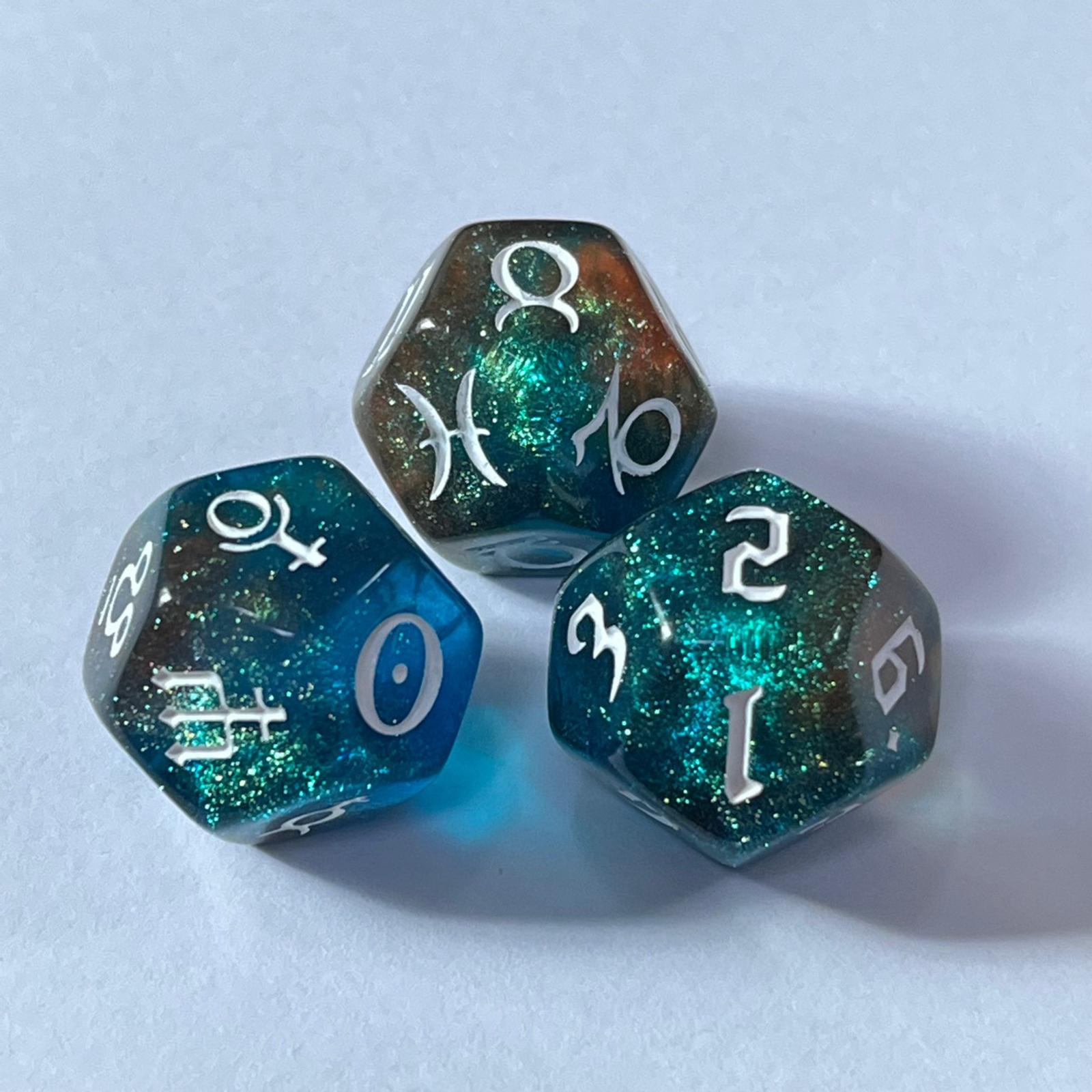 Dodecahedron Astrology Dice Ac - Zodiac Party Games 评论和价格