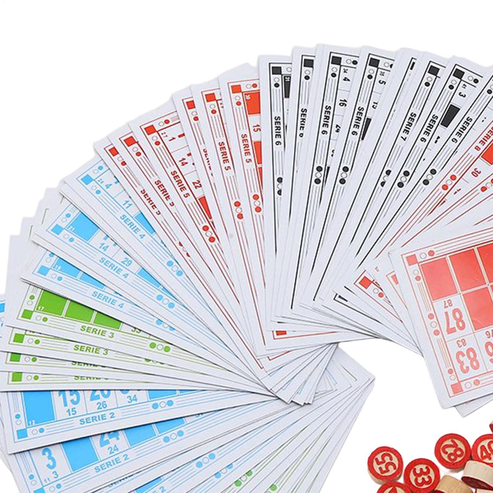 Bingo Set Wooden Funny Educati - Party Games Bingo 评论和价格